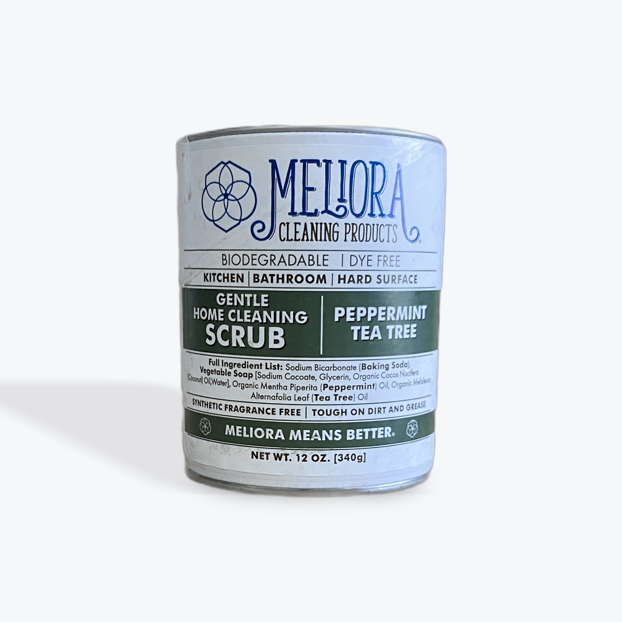 Meliora Gentle Home Cleaning Scrub Peppermint Tea Tree Life